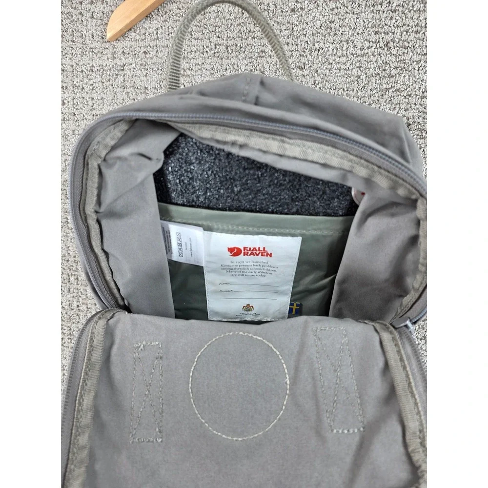 Fjallraven Kanken Mini Backpack Gray Classic‎ School Bag Canvas